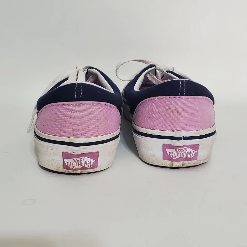 Vans Purple Blue Canvas Fabric Sneakers Women's Size 7